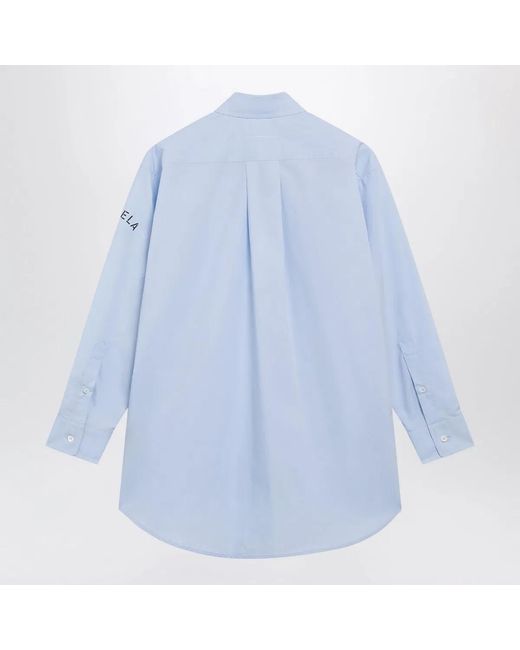 MM6 by Maison Margiela Blue Cotton Shirt