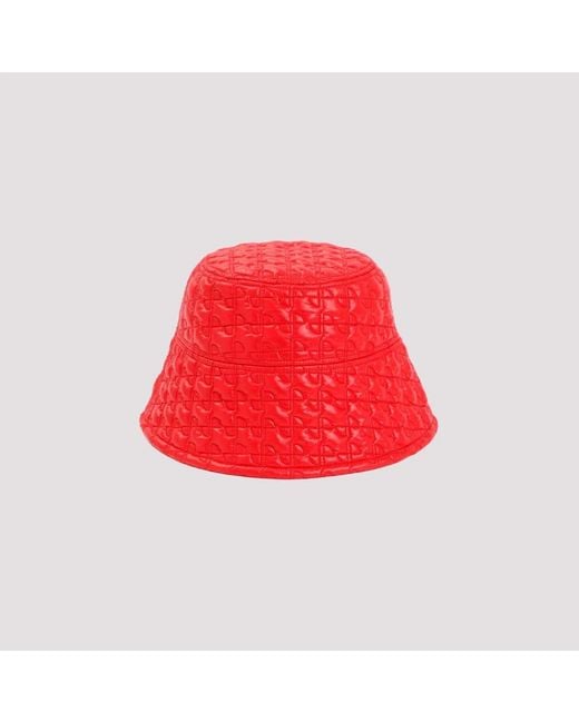 Patou Red Bucket Hat