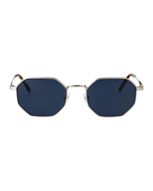 Lacoste Blue Metal Sunglasses