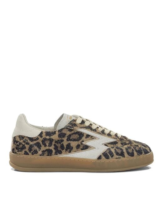 Moa Concept Gray Suede Leather Rubber Sneakers