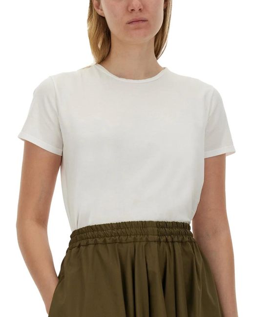 Aspesi White Cotton T Shirt