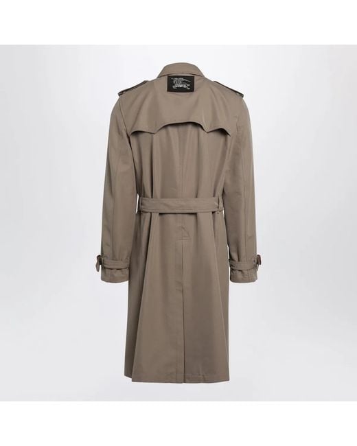 Burberry Brown Short Foxfield Trench Coat for men