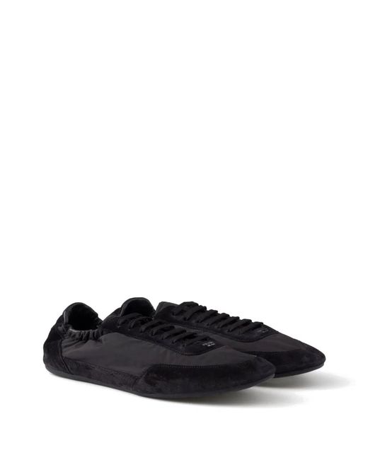 Prada Blue Flat Shoes for men