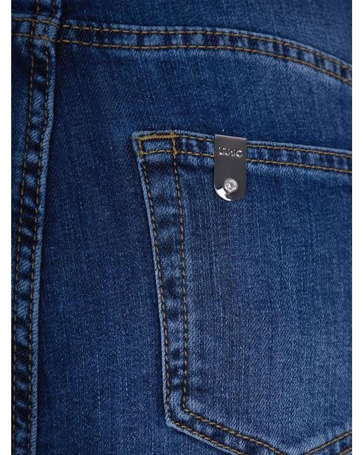 Liu Jo Blue Wide Leg Denim Jeans
