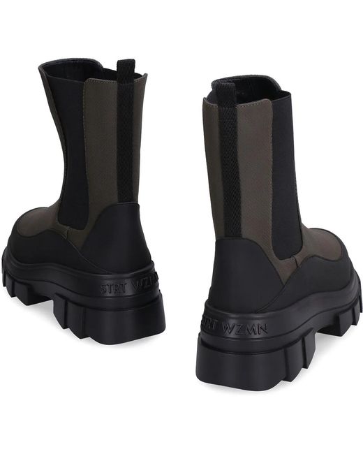 Stuart Weitzman Black Noho Chelsea Boots
