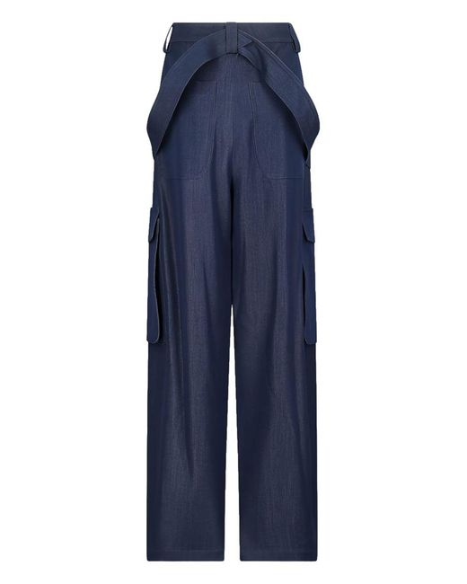 DARKPARK Blue Cargo Pants "Ruth"