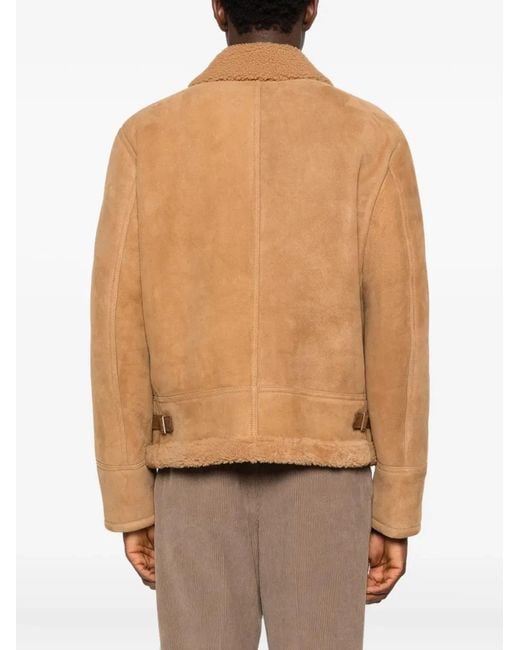Tagliatore Brown Suede Jacket for men