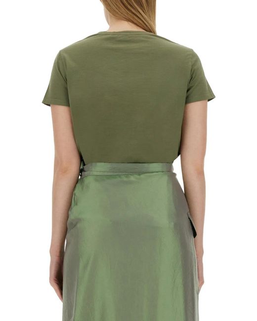 Aspesi Green Cotton T Shirt