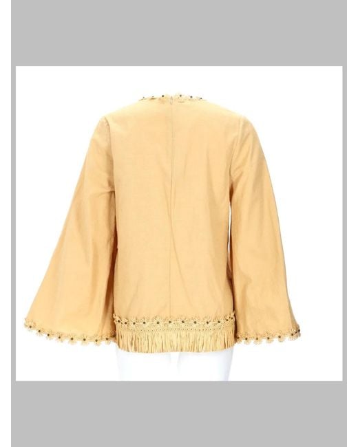 Zimmermann Natural 100% Cotton Button-Front Top