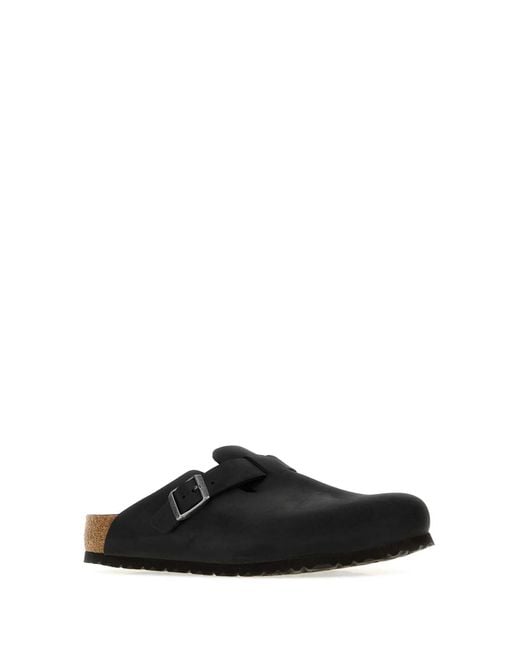 Birkenstock Black Boston Wb