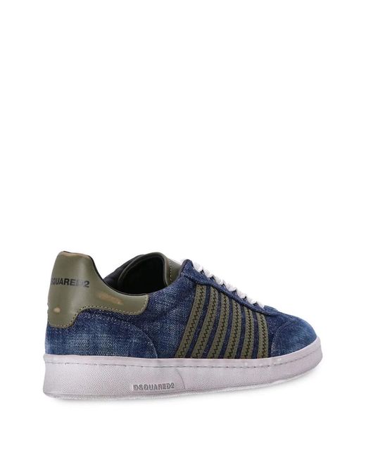 DSquared² Blue Snm020310106739 Boxer Sneaker for men
