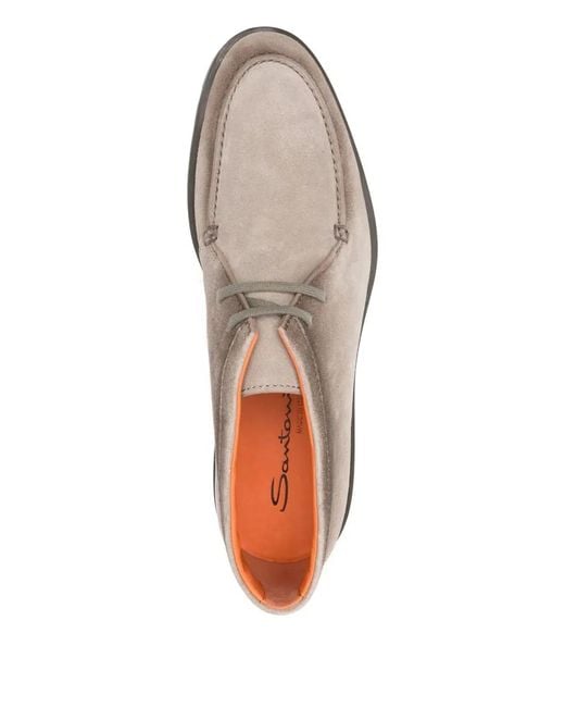 Santoni Brown "Rock" Lace Up for men