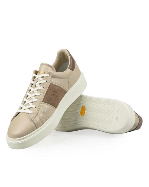 Woolrich Brown Classic Court Band Blubber Suede Sneakers for men