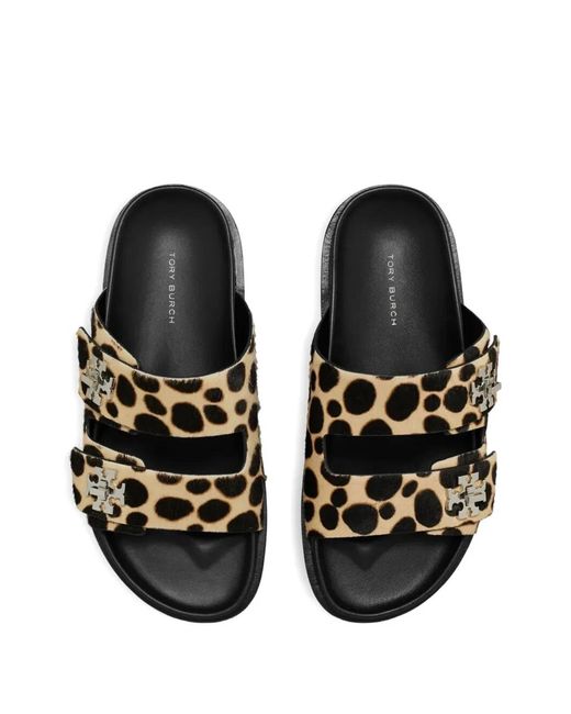 Tory Burch Black Flat Sandals