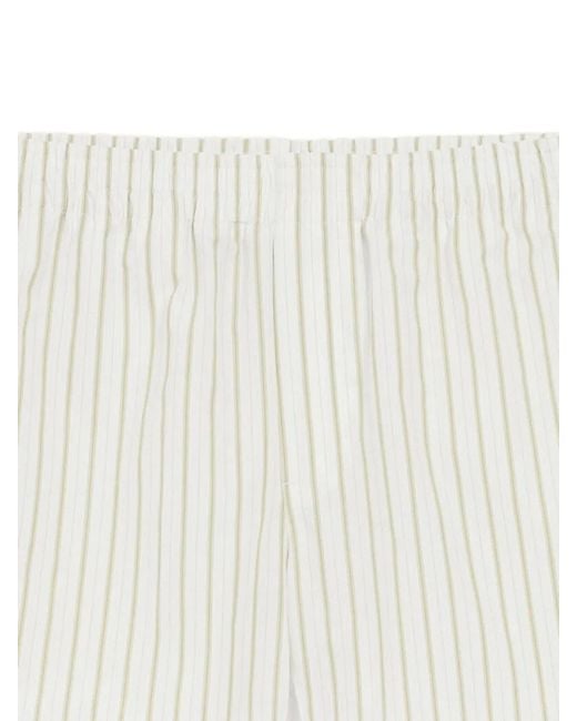 AMI White Elasticated Shorts for men
