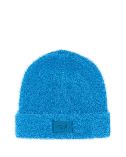 Fendi Blue Beanie Peluches for men