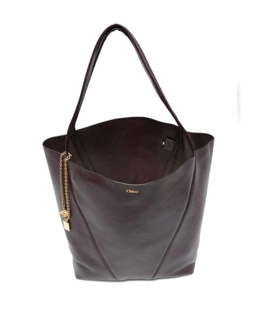 Chloé Black Spin" Tote Bag