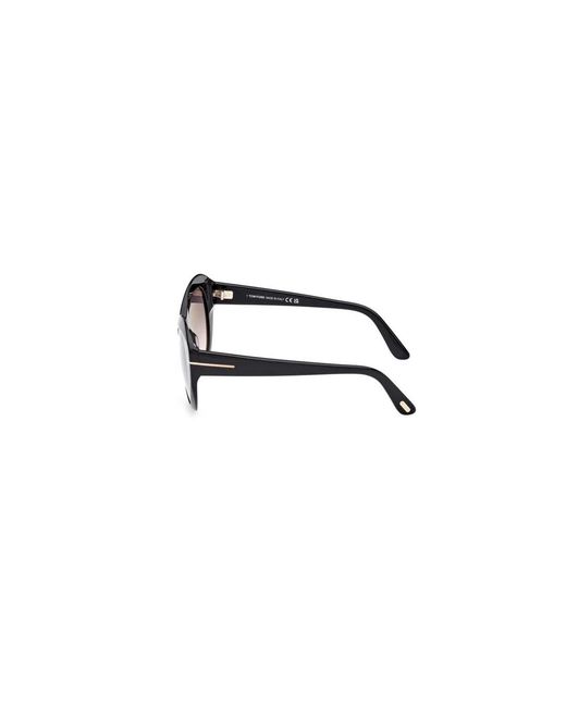 Tom Ford Black Ft1084 Guinevere Sunglasses