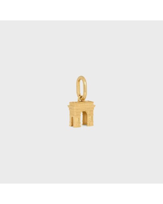 Céline White Arc De Triomphe Charm