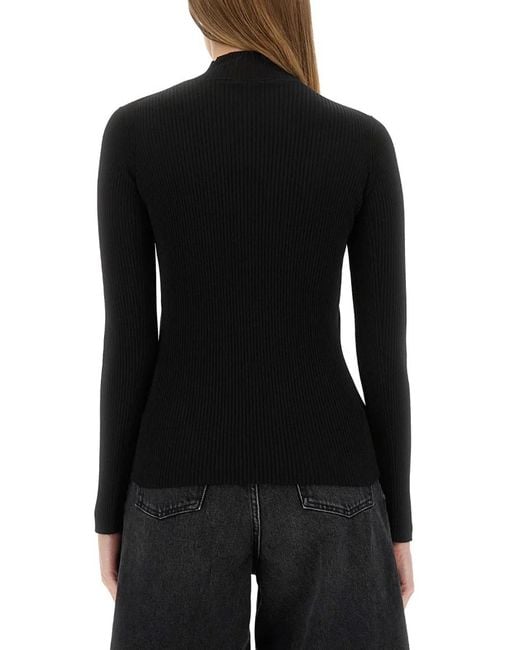 KENZO Black Viscose Polyester Tops