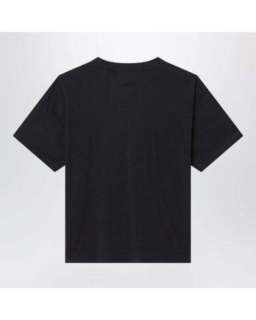 Fear Of God Black Washed Merch Cotton T-Shirt for men