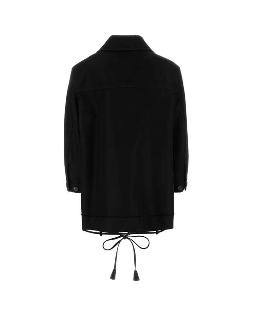 Gucci Black Gabardine Jacket