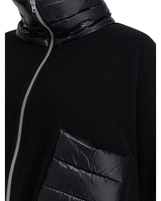 Herno Black "Resort" Poncho