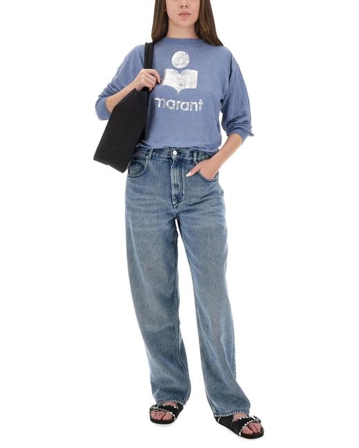 Isabel Marant Blue Jenny Denim Jeans