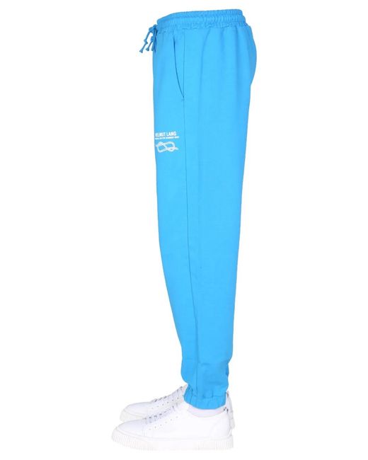Helmut Lang Blue Knot Jogging Pants for men