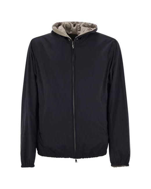 Herno Natural Reversible Hooded Jacket for men