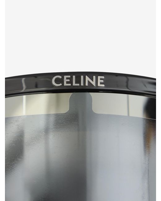 Céline Black Occhiale Da Sci Con Logo