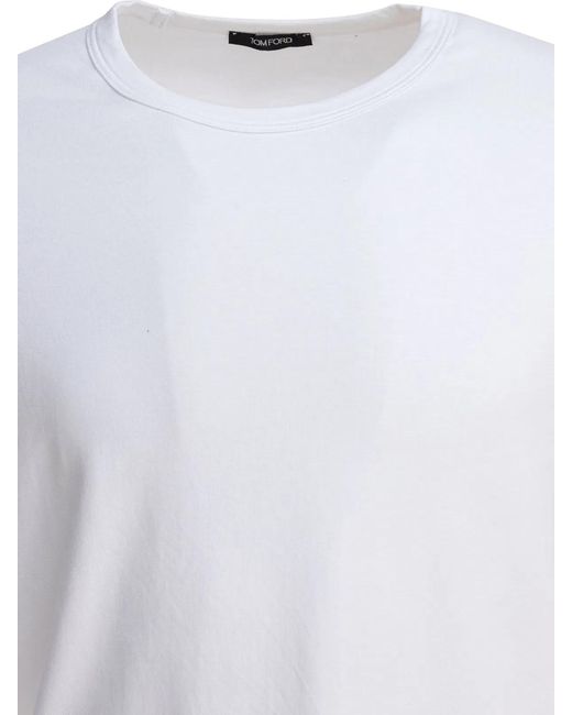 Tom Ford White Cotton Underwear T-Shirt for men