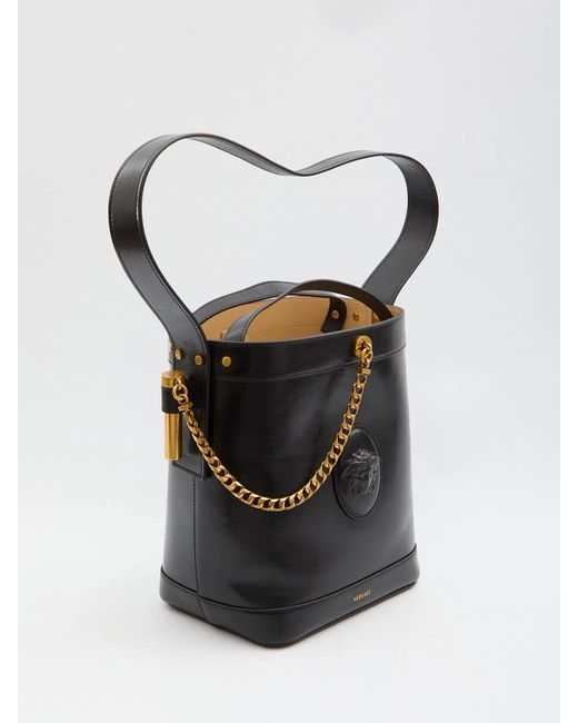 Versace White Pivot Small Bucket