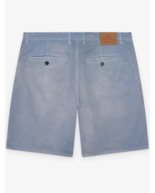 Prada Blue 5 Pocket Pants for men