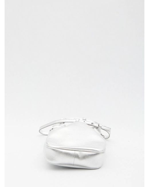 Roger Vivier White Nano Pilgrim Bag