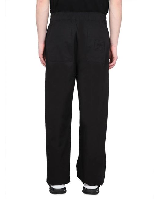 Versace Black Drawstring Pants for men