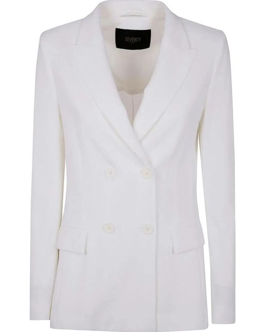 Seventy White Link Tech Bistretch Jacket
