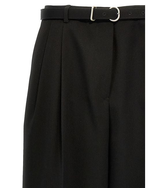 Jil Sander Black Wool Pants