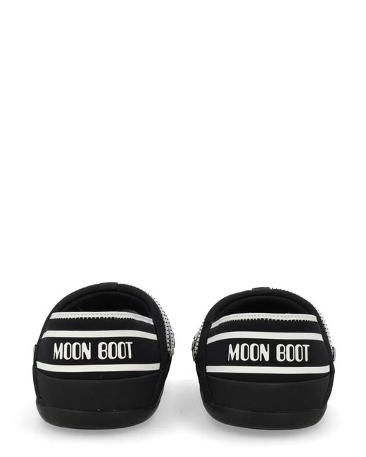 Moon Boot Black Slipper Icon