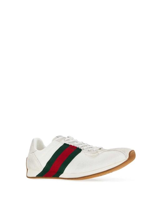 Gucci White Sneaker Fabric, R.S for men