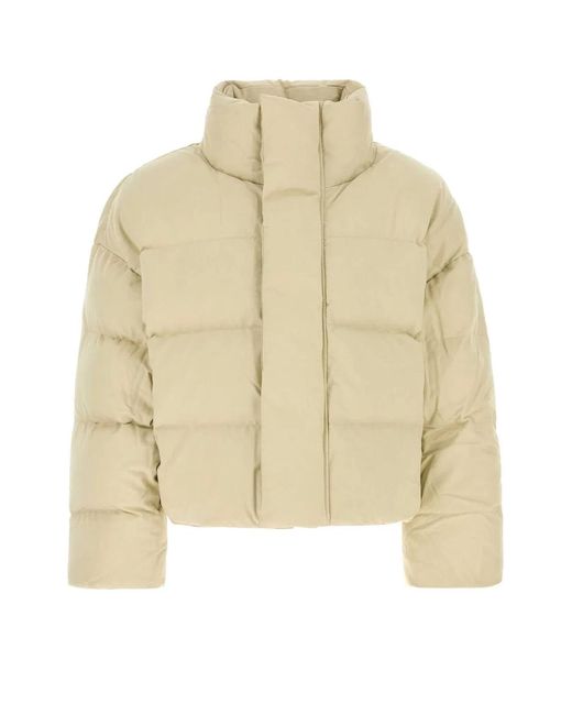 Entire studios Natural Sand Cotton Down Jacket
