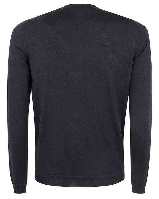 GOES BOTANICAL Black Pullover Roundneck for men