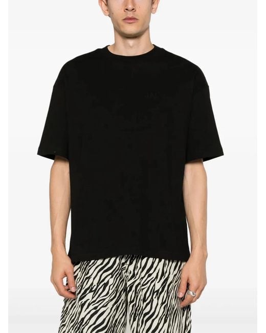 Amiri Black Oversized Tee for men