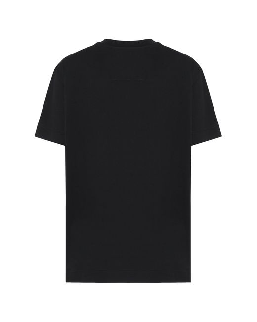 Givenchy Black Rhinestone Logo Cotton T-Shirt