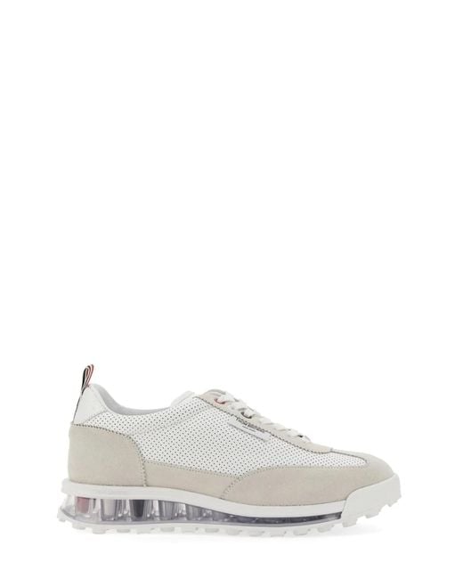 Thom Browne White Tech Runner Sneaker