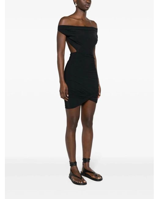Amazuìn Black Ester Mini Dress