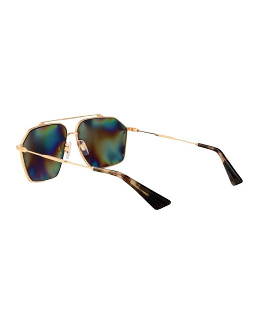 Dolce & Gabbana Green Dolce & Gabbana Metal Sunglasses