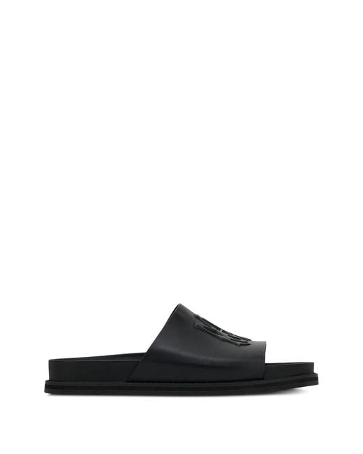 Amiri Black Ma Leather Sandals for men