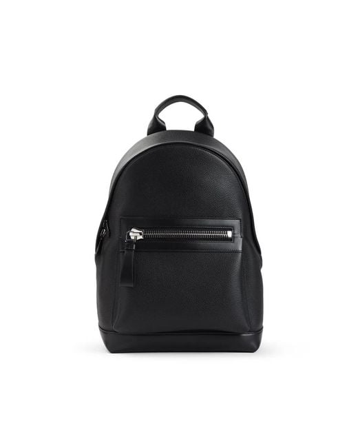 Tom Ford Black Calf Leather Backpack for men