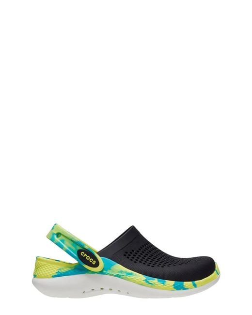 CROCSTM Green Literide 360 Marbled Clog